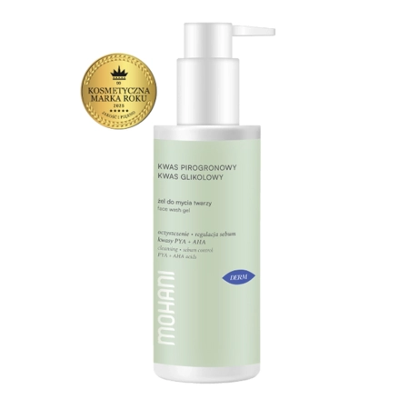 Mohani - Gesichtsreinigungsgel mit Brenztraubensäure und Glykolsäure - 150ml