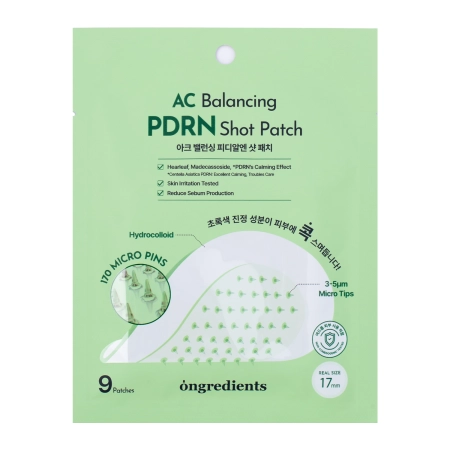 AC Balancing PDRN Shot Patch - Lindernde Mikronadel-Pflaster gegen Hautunreinheiten - 9 Stk.
