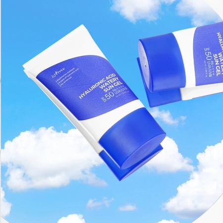 Isntree - Hyaluronic Acid - Watery Sun Gel SPF50+/PA++++ - Leichte Sonnenschutzcreme für das Gesicht - 50ml