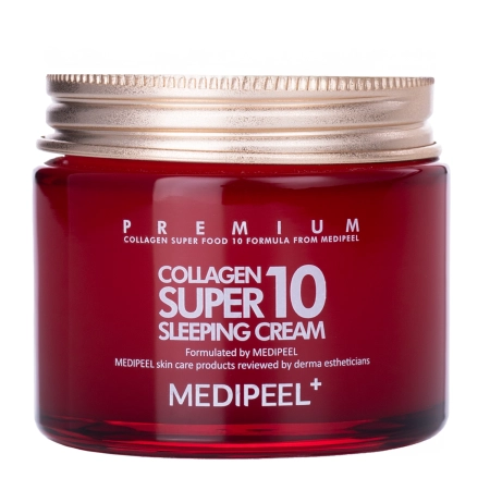 Medi-Peel - Collagen Super10 Sleeping Cream - Anti-Falten Nachtcreme mit Kollagen - 70ml