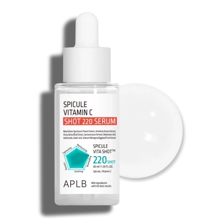 APLB - Spicule Vitamin C Shot 220 Serum - Vitamin C-Serum mit Mikronadeln - 40ml