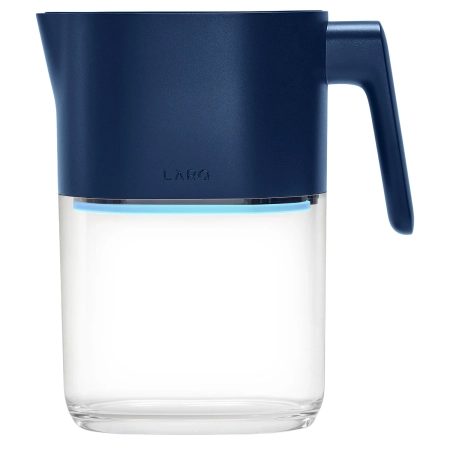 LARQ - Pitcher PureVis - Intelligente, selbstreinigende Filterkanne - Monaco Blau - 1,9L