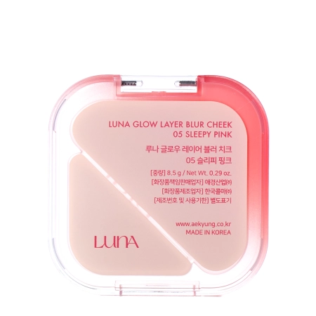 LUNA - Glow Layer Blur Cheek - Duo-Rouge für die Wangen - 05 Sleepy Pink - 8,5g