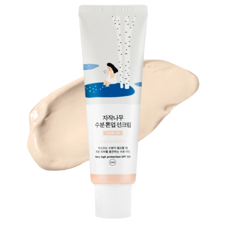 Round Lab - Birch Moisture Tone-Up Sunscreen - Tönende Sonnencreme - 50ml