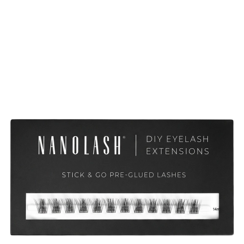 Nanolash - Stick & Go Pre-Glued Lashes - Wimpernbüschel mit Kleber - Harmony - 1 Packung