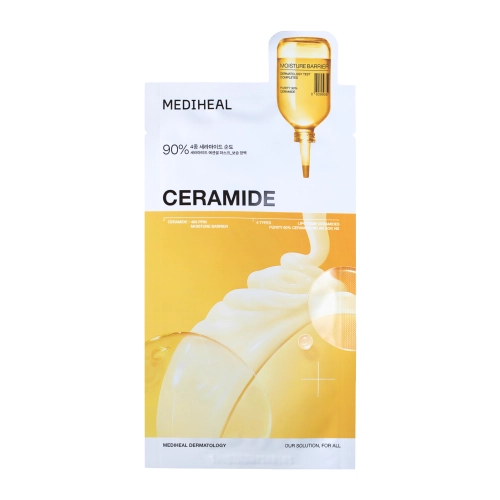 Mediheal - Ceramide Essential Mask Moisture Barrier - Feuchtigkeits- und Nährstoffspendende Tuchmaske - 1 Stk./24ml