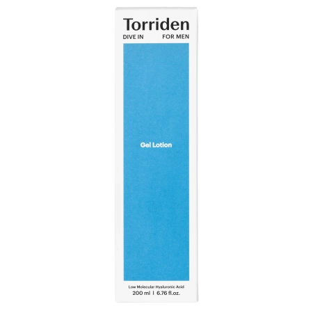 Torriden - Dive-In For Men Gel Lotion - Feuchtigkeitsspendende Gel-Emulsion - 200ml