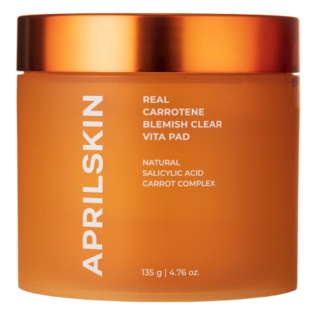 Aprilskin - Carrotene Clarifying Vita Pads - Reinigungspads mit Carotin - 135g