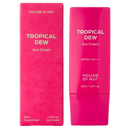 House of Hur - Tropical Dew Sun Cream - Feuchtigkeitsspendende Sonnencreme SPF50+ PA++++ - 50 ml