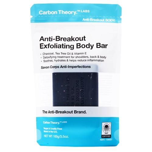 Carbon Theory - Anti-Breakout Body Bar – Reinigende Körperseife – 100g