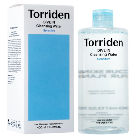 Torriden - Dive In - Low Molecular Hyaluronic Acid Cleansing Water - Feuchtigkeitsspendendes Mizellenwasser - 400ml 