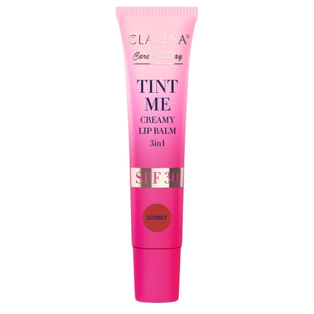 Claresa - Tint Me Creamy Lip Balm 3in1 SPF 30 - Getönter Lippenbalsam mit SPF 30 - Sorbet - 12 ml