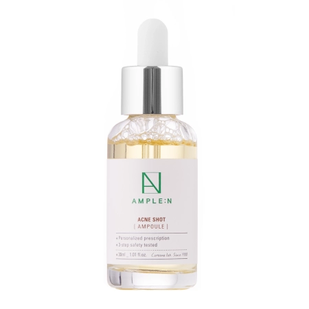 AMPLE:N - Acne Shot Ampoule - Lindernde Ampulle gegen Unvollkommenheiten - 30ml