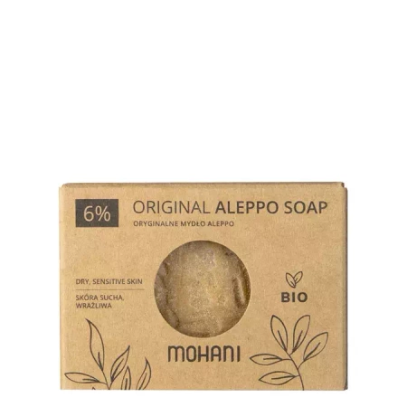 Mohani - Mydło Aleppo BIO Oliwkowo - Laurowe 6% - 185g