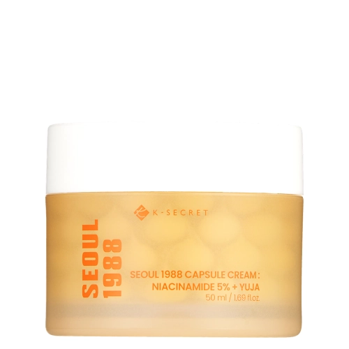 K-SECRET - SEOUL 1988 Capsule Cream: Niacinamid 5% + Yuja - Kapselcreme - 50ml