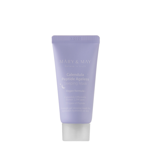 Mary&May - Vegane Calendula Peptide Ageless Sleeping Mask - Lindernde und straffende Nachtmaske - 30g