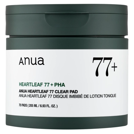 Anua - Heartleaf 77% Clear Pad - Lindernde Pads mit Herzblatt-Extrakt - 70 Stk.