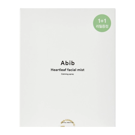 Abib - Heartleaf Facial Mist Calming Spray -Feuchtigkeitsspendender Gesichtsnebel - 150ml + Nachfüllung 150ml 