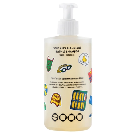 SOOO - Swim Kids All-in-One Bad & Shampoo - 2-in-1-Gel - 300 ml