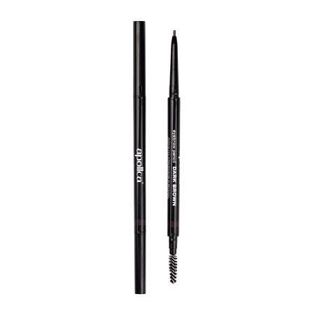 Apollca - Augenbrauenstift Powder - Dark Brown