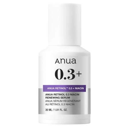 Anua - Nano Retinol 0,3% + Niacin Renewing Serum - Glättendes und aufhellendes Retinol-Serum - 30ml