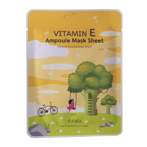 Esfolio - Vitamin E Ampulle Mask Sheet - Nährende Maske mit Brokkoli-Extrakt - 25ml
