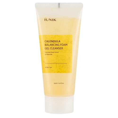 iUNIK - Calendula Balancing Foam Gel Cleanser - Sanftes Gesichtsreinigungsgel - 150 ml