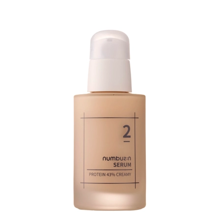 Numbuzin - No.2 - Protein 43% Creamy Serum - Stärkendes Serum mit Proteinen und Ceramiden - 50ml