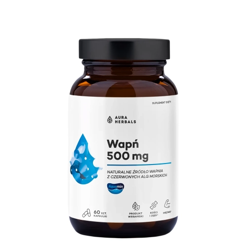 Aura Herbals - Aquamin - Calcium 500 mg - Kapseln - 60 Stüc