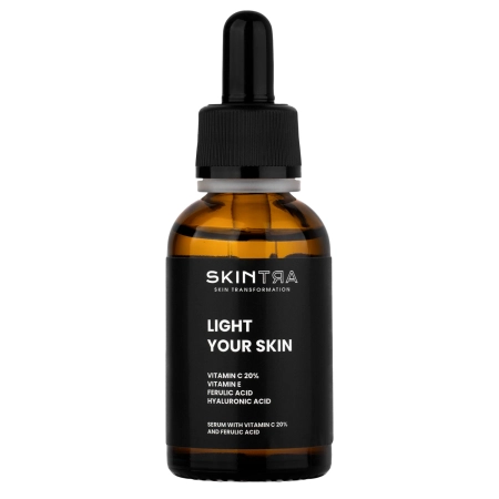 SkinTra - Light Your Skin - Serum mit Vitamin C 20% und Ferulasäure - 30ml
