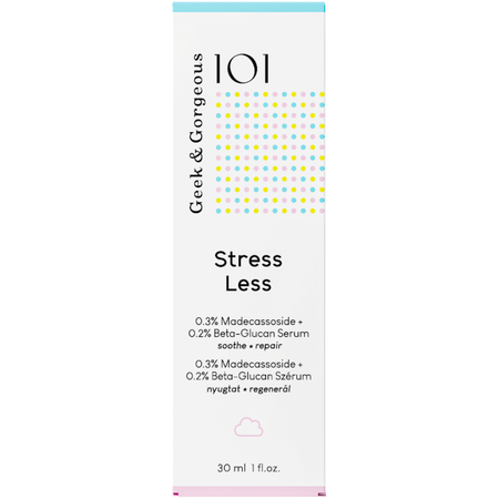 Geek & Gorgeous - Stress Less Beta Glukan + Madecassoside - 0,5% - Gel-Serum mit Beta-Glucan und Madecassoside - 30 ml