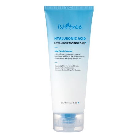 Isntree - Hyaluronic Acid Low-pH Cleansing Foam - Reinigungsschaum mit Hyaluronsäure mit niedrigem pH-Wert - 150ml