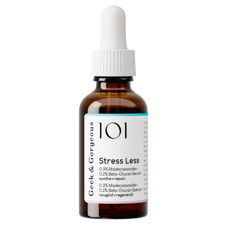 Geek & Gorgeous - Stress Less Beta Glukan + Madecassoside - 0,5% - Gel-Serum mit Beta-Glucan und Madecassoside - 30 ml