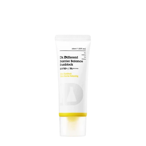 Dr.Different - Barrier Balance Sunblock SPF50+ PA++++ - Mineralische Sonnencreme - 40ml