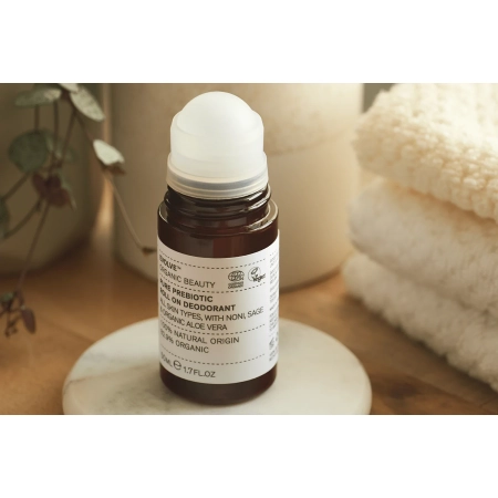Evolve Organic Beauty - Pure Prebiotic Roll on Deodorant - Natürliches Deodorant mit Präbiotika - 50ml