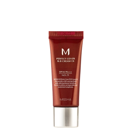 Missha - M Perfect Cover BB Cream SPF42/PA+++ - Abdeckende BB Cream - No.21 Light Beige - 20ml
