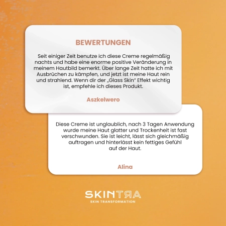 SkinTra - Let Your Skin Drink Up - Präbiotische Feuchtigkeitscreme - 50ml