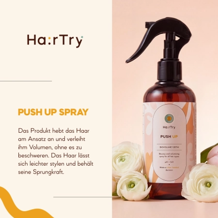 HairTry - Push Up - Nebel für mehr Elastizität und Volumen - 250 ml,