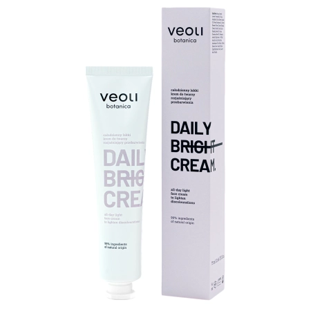 Veoli Botanica – Daily Bright Cream – Leichte Tagescreme zur Aufhellung von Hautverfärbungen – 75 ml