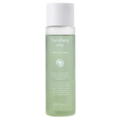 DumiDang - Mung Bean Essence Toner - Feuchtigkeitsspendendes und beruhigendes Gesichtswasser in Essenzform - 200 ml