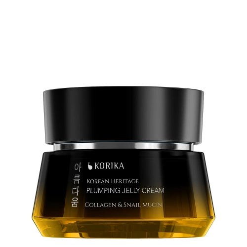 KORIKA - Korean Heritage Collagen & Snail Mucin Plumping Jelly Cream - Straffende Gel-Creme mit Kollagen und Schneckenmucin - 50 ml