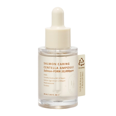 HEVEBLUE - Salmon Caring Centella Ampoule - Revitalisierende Gesichtsampulle - 30ml
