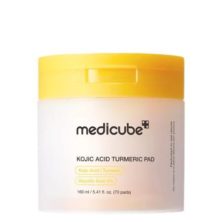 Medicube - Kojic Acid Turmeric Pad – Pads mit Kojisäure – 160 ml/70 Stück
