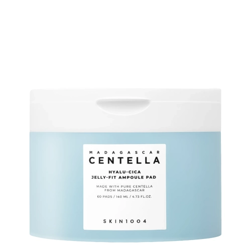 SKIN1004 - Madagascar Centella Hyalu-Cica Jelly-Fit Ampoule Pad - Feuchtigkeitsspendende Gesichtspads - 60 Stk.