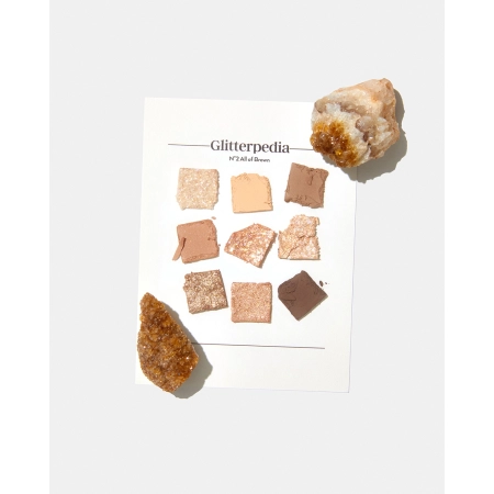 Unleashia - Glitterpedia Eye Palette - Vegane Lidschattenpalette - 2 Alle von Braun - 6.6g