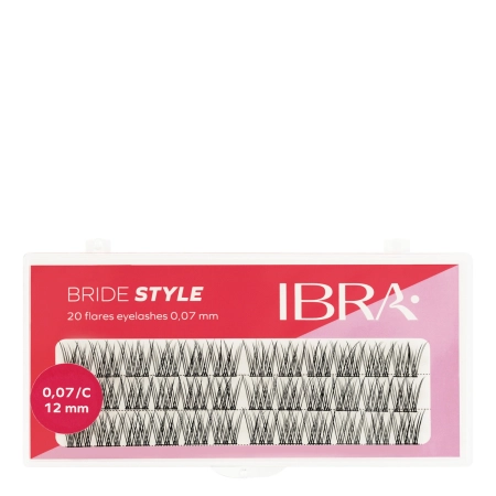 Ibra Makeup -  Wimpernbüschel Bride Style - 12 mm