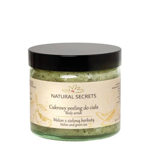Natural Secrets - Zuckerpeeling - Erfrischende Melone mit grünem Tee - 250ml