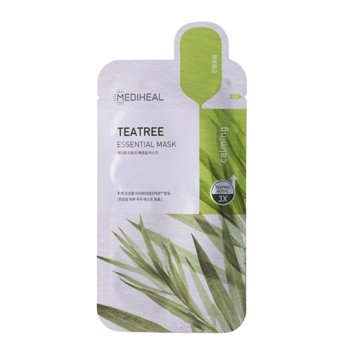 Mediheal - Teatree Essential Mask - Lindernde Tuchgesichtsmaske - 1pc/24ml