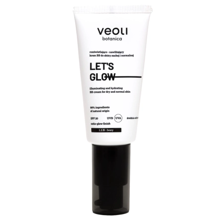 Veoli Botanica - Let's Glow - Aufhellende und feuchtigkeitsspendende leichte BB-Creme - 1.5N Ivory - 30ml