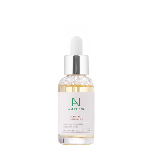 AMPLE:N - Acne Shot Ampoule - Lindernde Ampulle gegen Unvollkommenheiten - 30ml